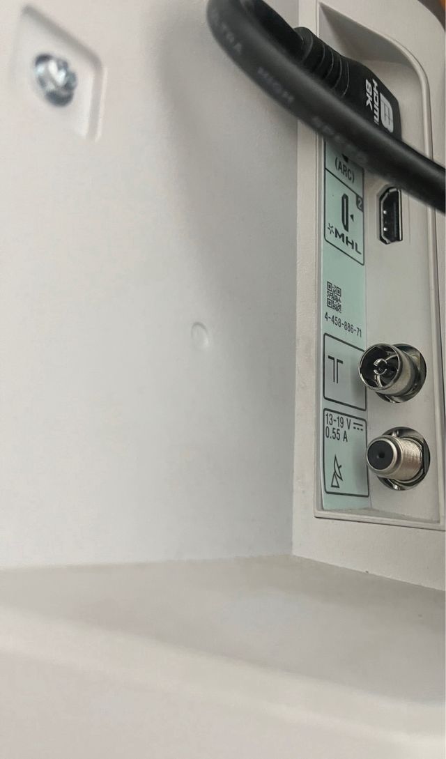 Televisión Sony BRAVIA Blanca