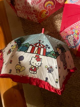 Paraguas infantiles Soy Luna y Hello Kitty