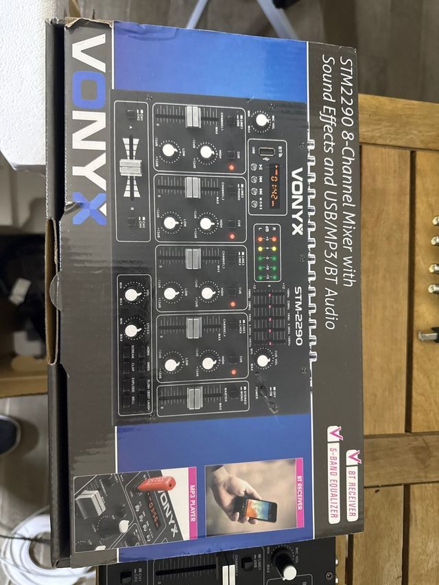 Mesa Mezclas Vonyx STM2290 8 Canales USB/MP3/BT