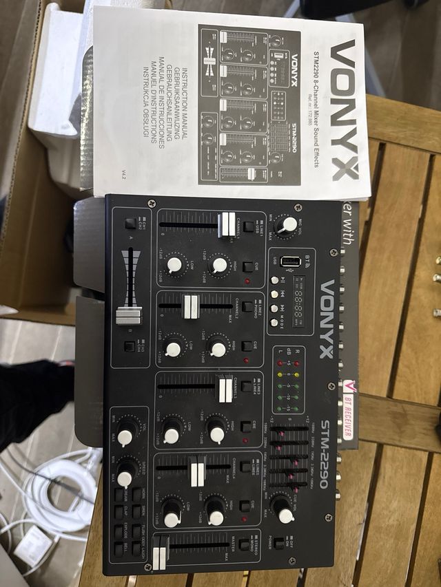 Mesa Mezclas Vonyx STM2290 8 Canales USB/MP3/BT