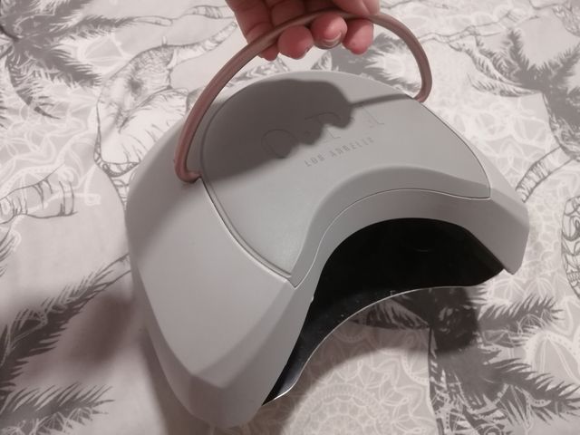 Lámpara manicura Uñas Profesional OPI Gold/Blanco