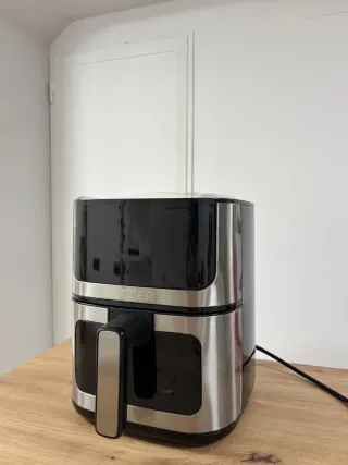 Freidora de aire 5L ventana y compacta en garantia