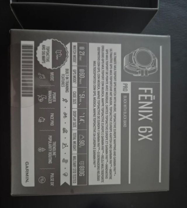 Reloj Garmin Fenix 6X Pro GPS