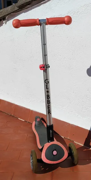 Patinete Glober 3 ruedas rosa