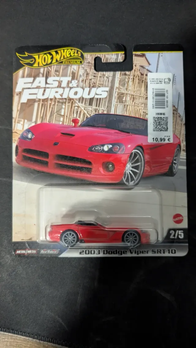 Hot Wheels Premium Fast & Furious 2003 Dodge Viper