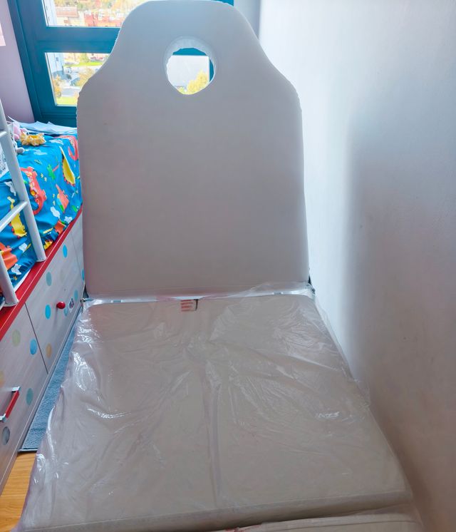 Camilla de masaje blanca Vidaxl