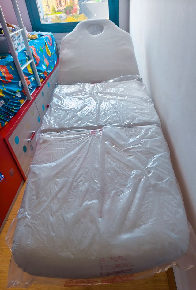 Camilla de masaje blanca Vidaxl