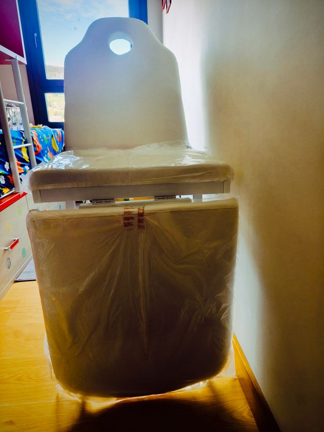 Camilla de masaje blanca Vidaxl