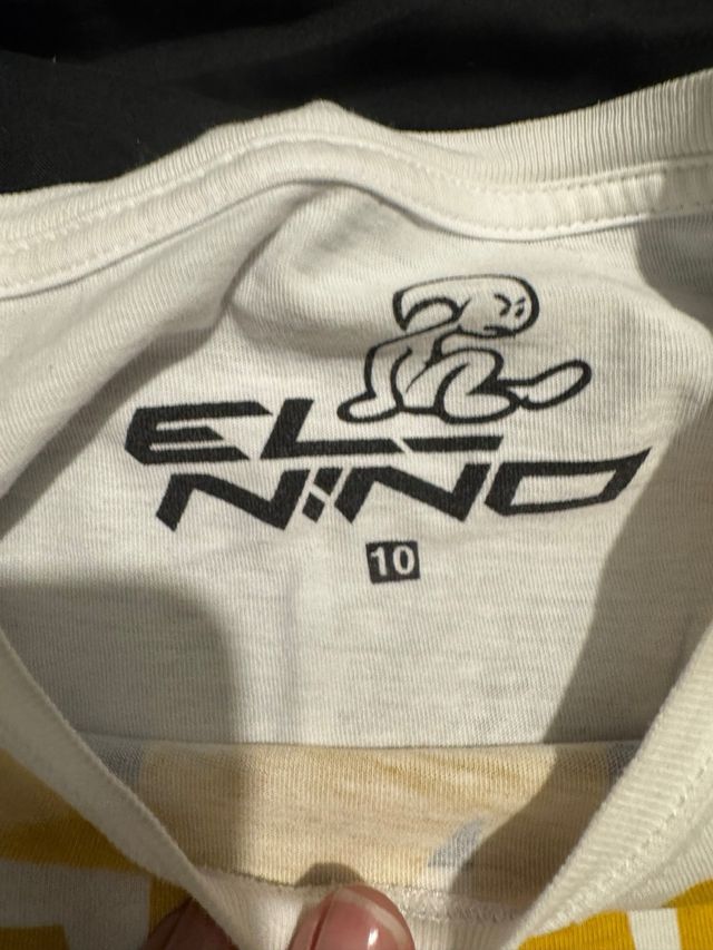 Camiseta El Niño Blanca y Amarilla