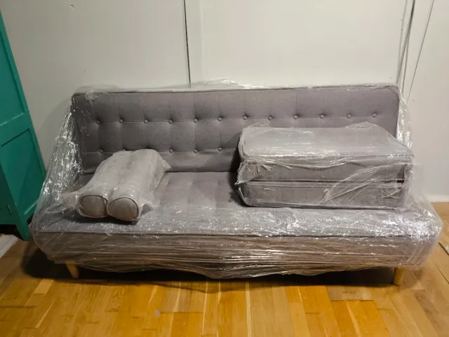 Sofá Cama Sklum Gris Hormigón Seminuevo