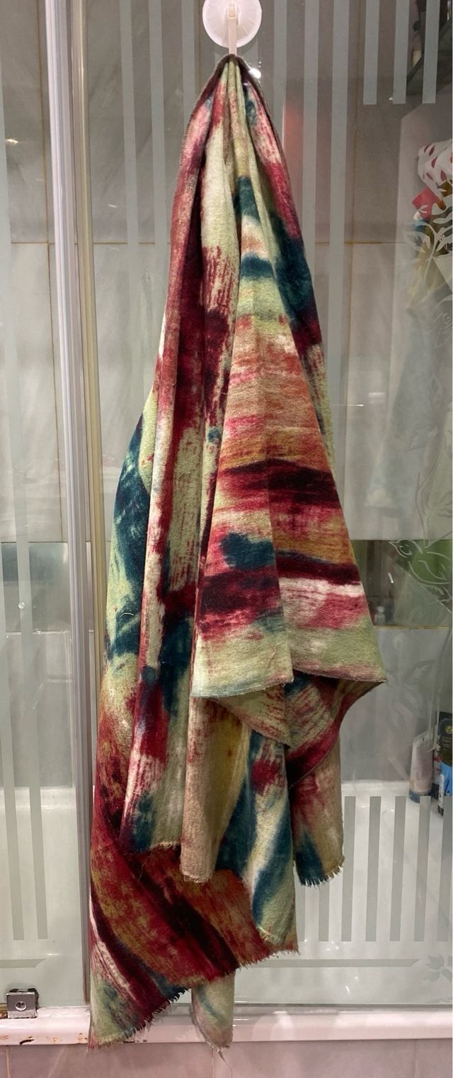 Fular lana multicolor súper calentito