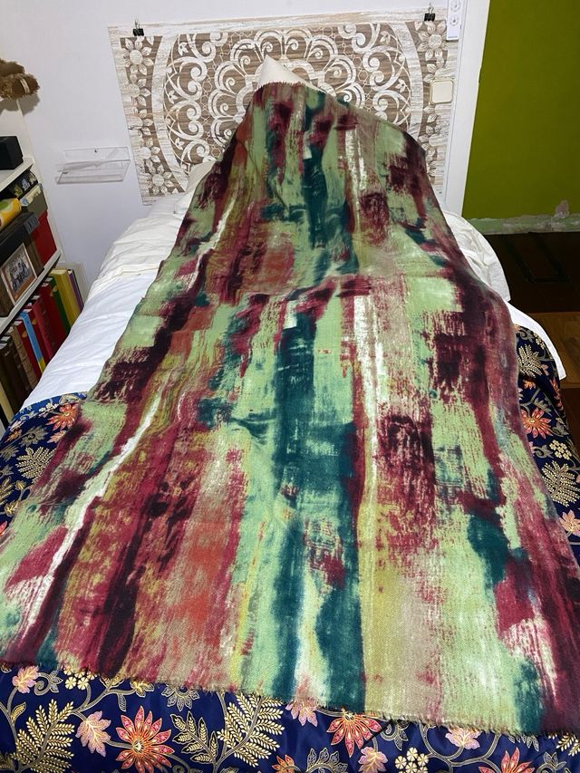 Fular lana multicolor súper calentito