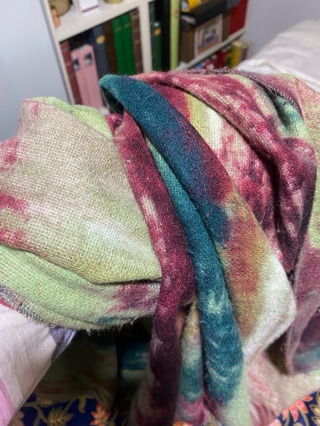 Fular lana multicolor súper calentito