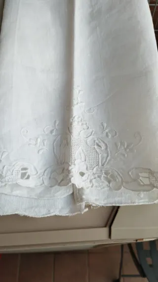 Set Asciugamani Ricamati cotone Bianco