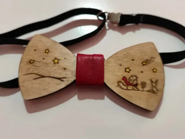 Pajarita de madera El Principito