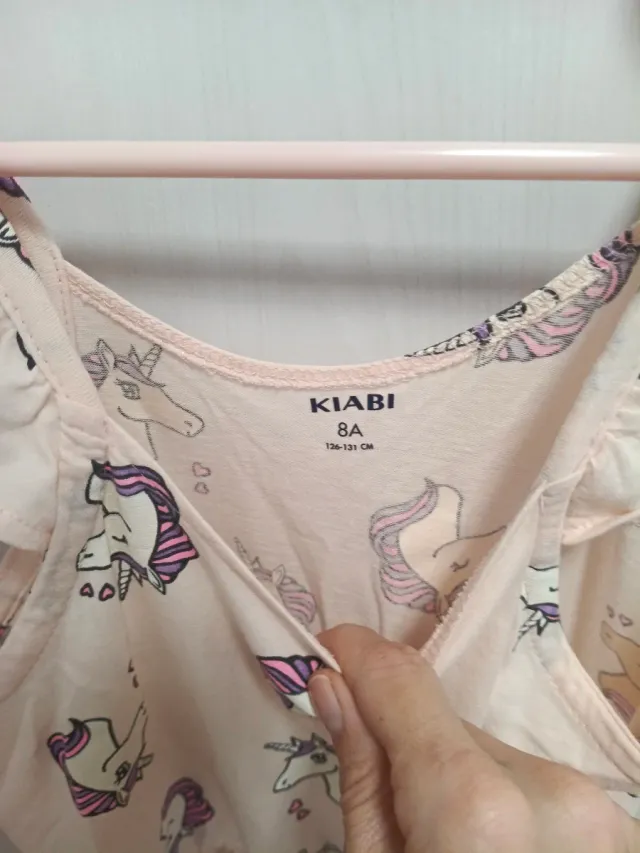 Vestido unicornio 7-8 años