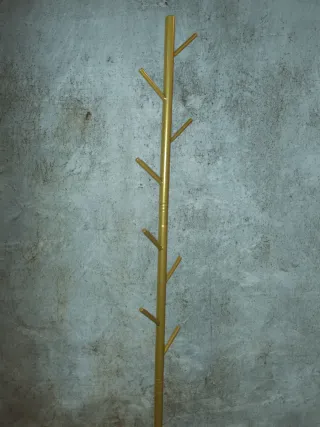 Attaccapanni appendino appendiabiti terra rami oro