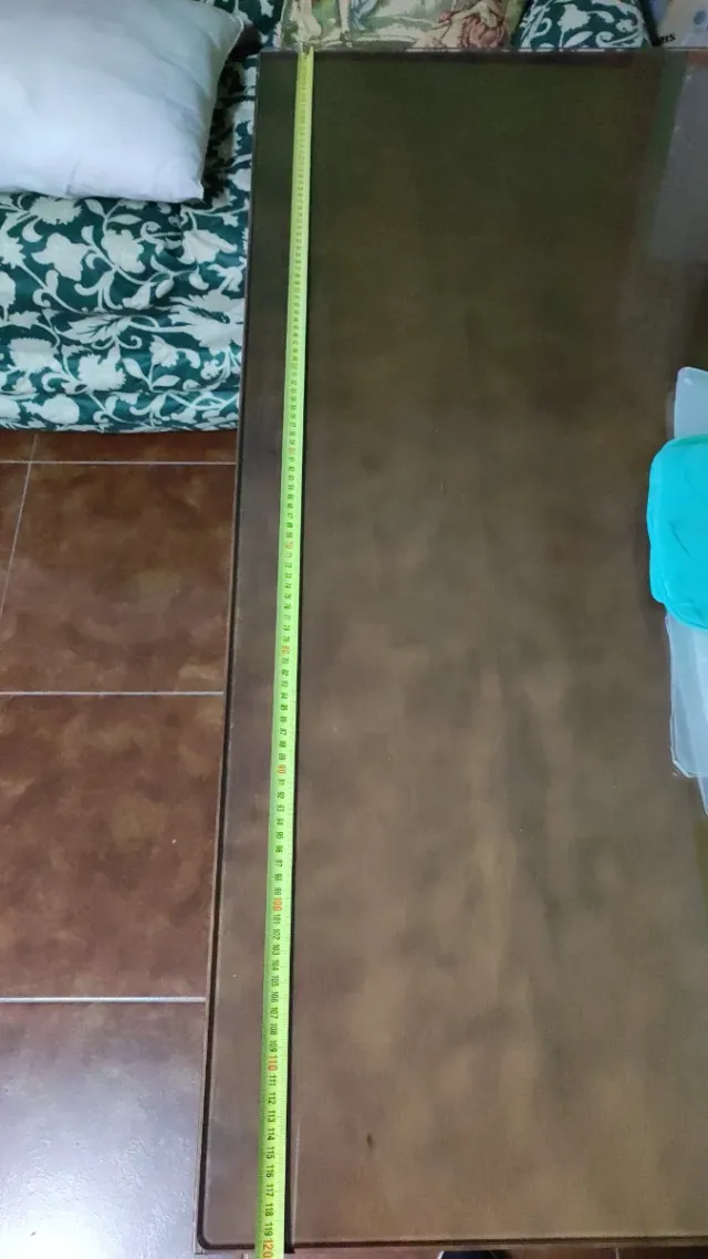 Mesa camilla madera marrón