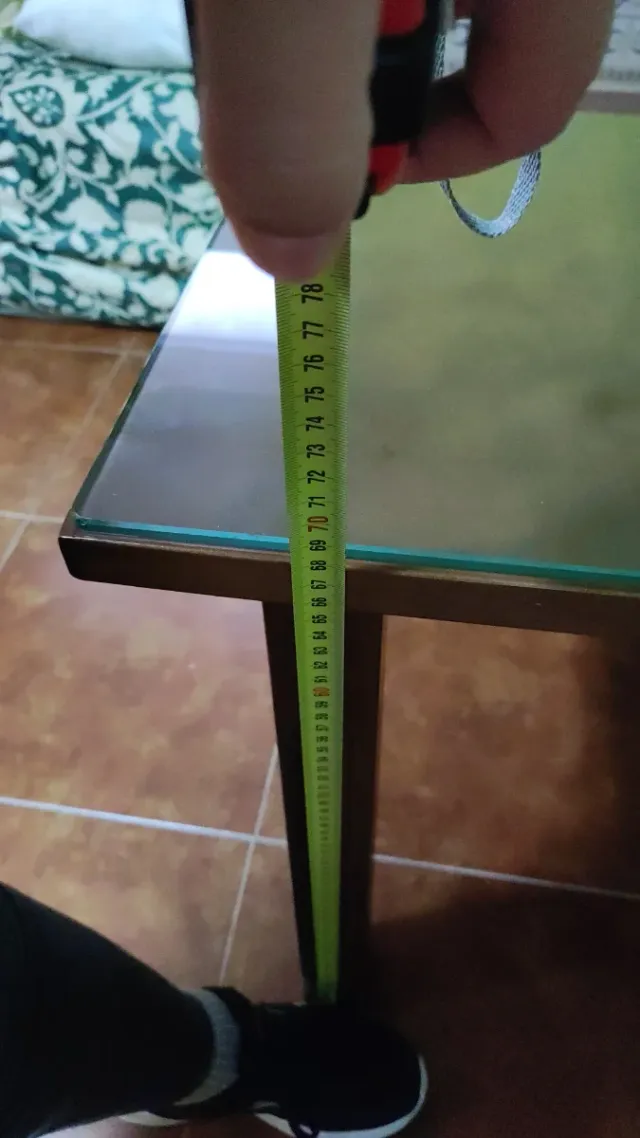 Mesa camilla madera marrón