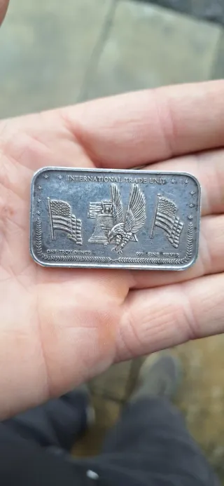 Barra Moneda Plata 1 Oz International Trade Unit