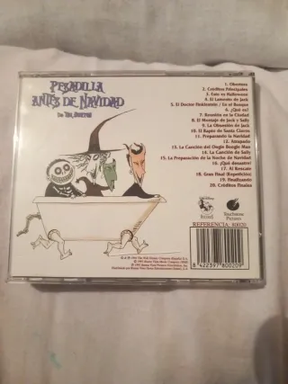 CD Banda Sonora Pesadilla Antes de Navidad
