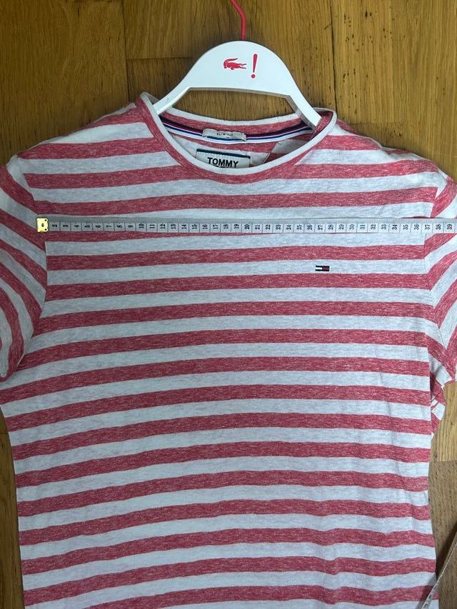 T-shirt slim fit a righe Tommy Hilfiger