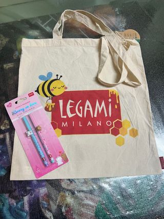 Tote bag Legami con ape e penne San Valentino 2024