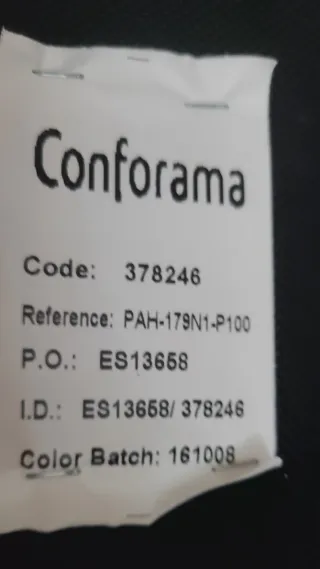 Sofá Cama Negro marca Conforama