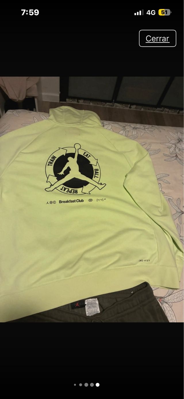 Sudadera Jordan Verde