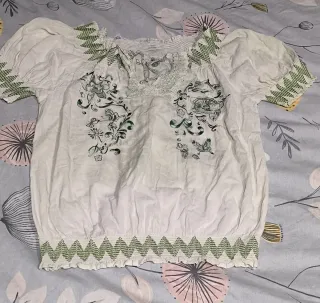 Blusa bordada Desigual mujer