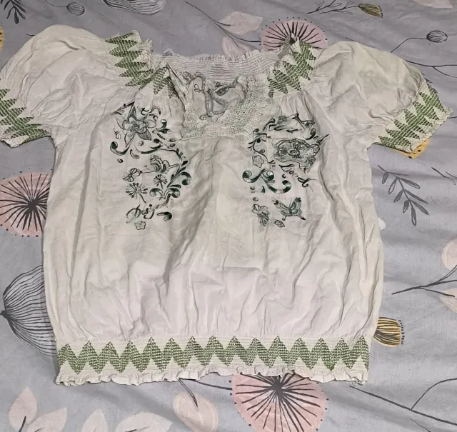 Blusa bordada Desigual mujer