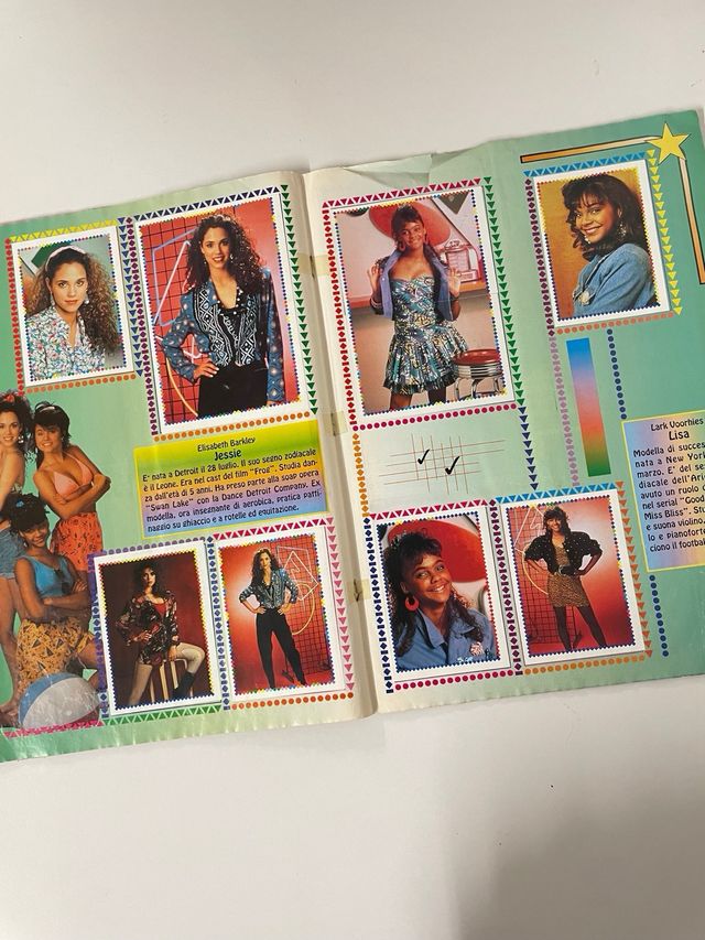 Album figurine Bayside School Anni '90