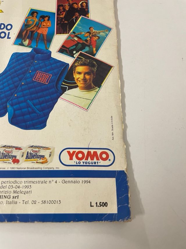 Album figurine Bayside School Anni '90