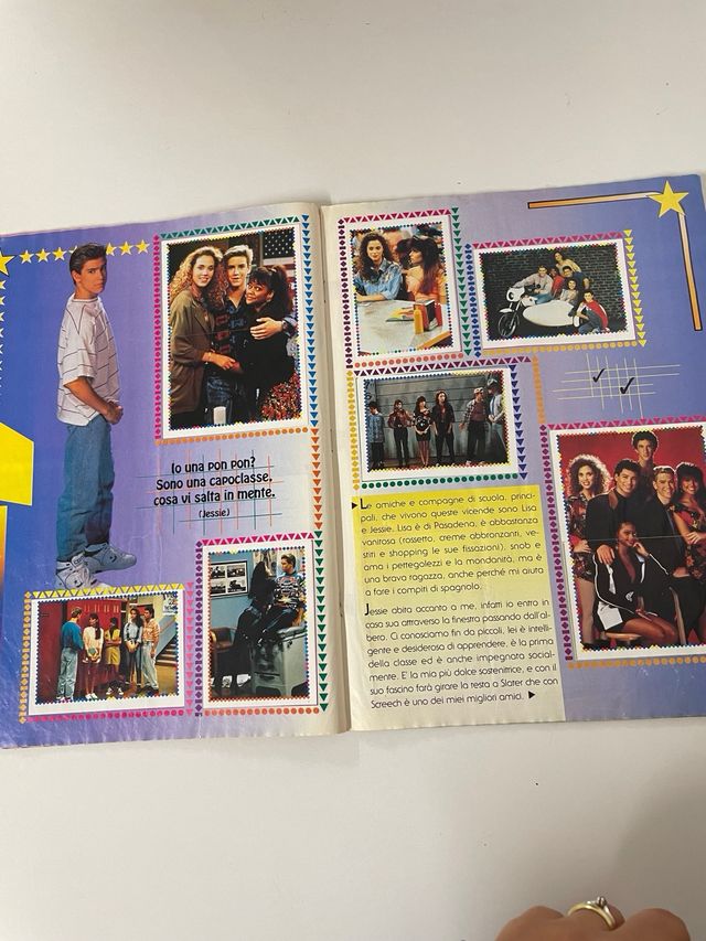 Album figurine Bayside School Anni '90