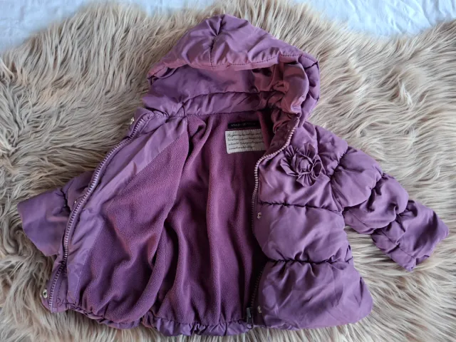 Conjunto Parkas y Bufanda 6/9 meses