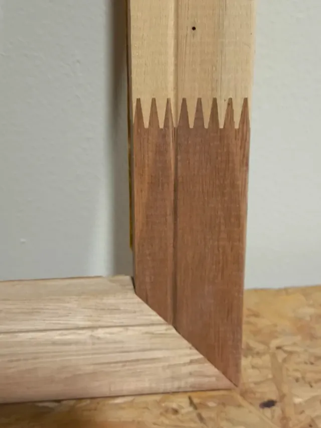 Marco de roble para cuadro