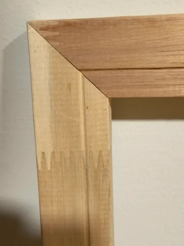 Marco de roble para cuadro