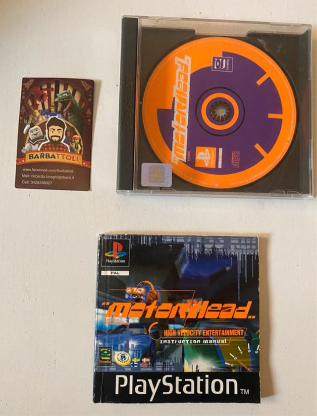 Motorhead PS1 (PlayStation 1) - Manuale