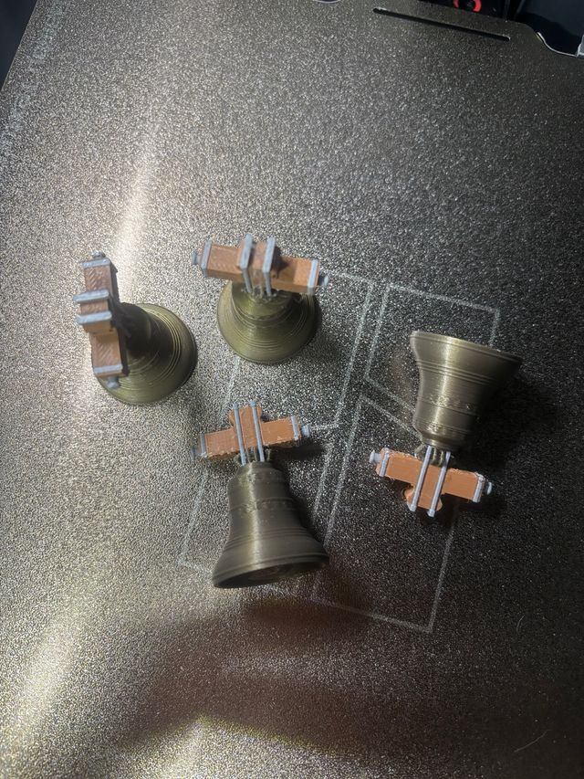 Campanas Belenismo 3D