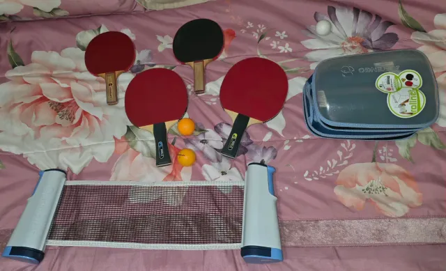 Set da ping pong Artengo, 4 lame, 3 palline, 1 rete