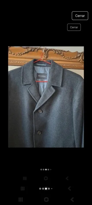 Abrigo Roy Robson Gris Caballero