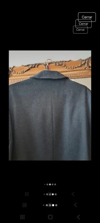 Abrigo Roy Robson Gris Caballero