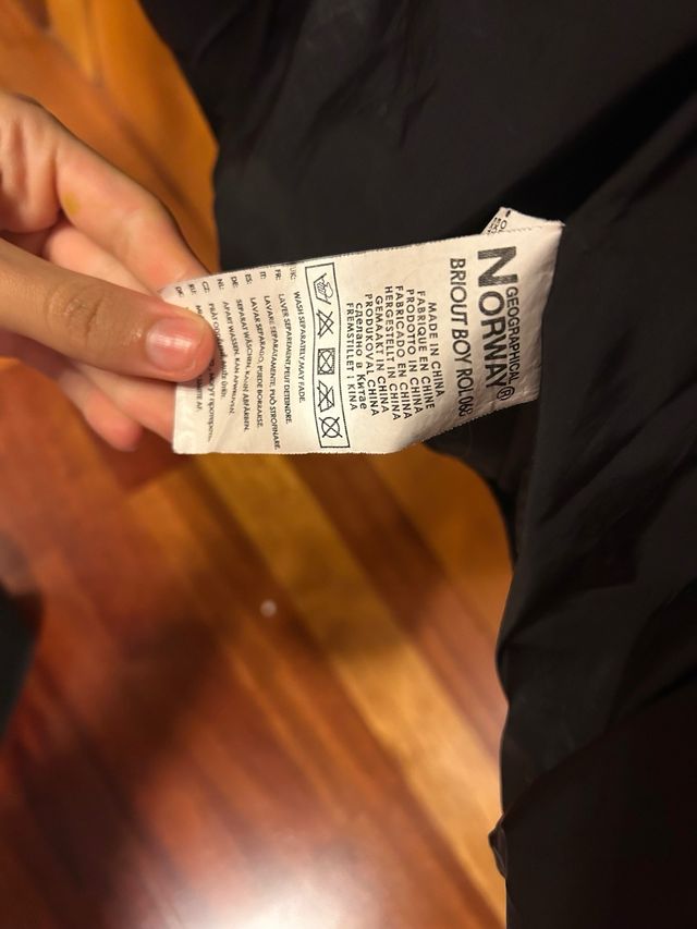 Chaqueta Geographical Norway Negra