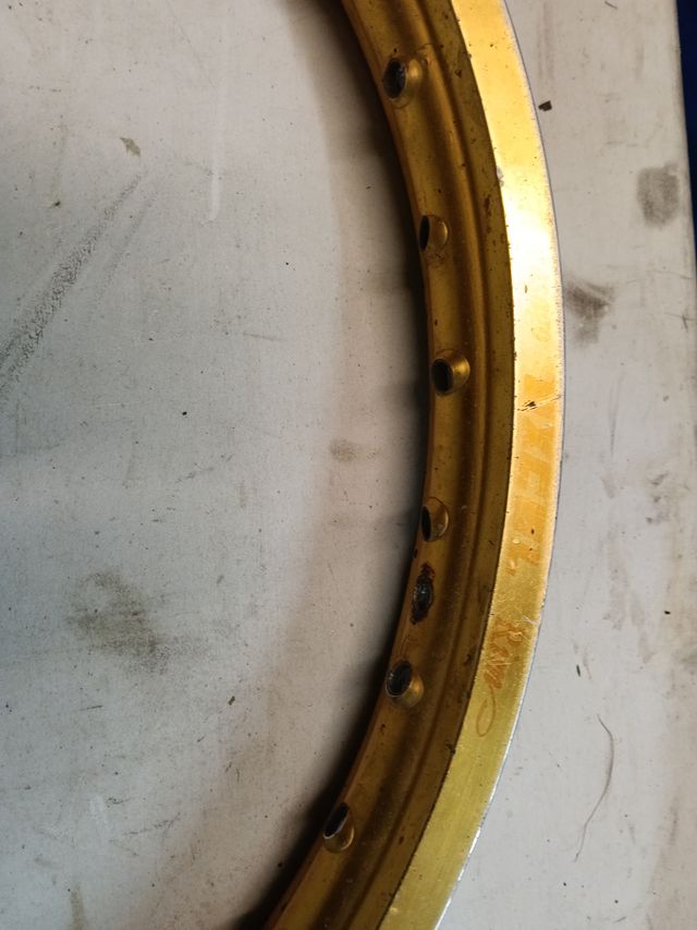 Llanta Excel Dorada Delantera 21