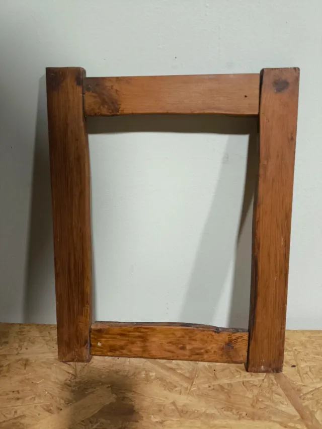 Marco rústico madera pino