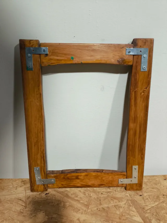 Marco rústico madera pino