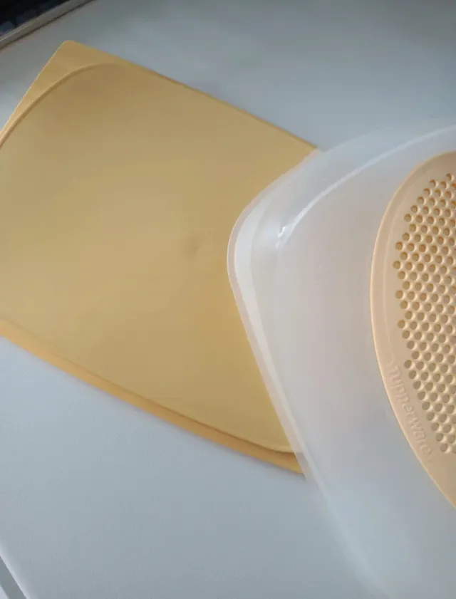 Formaggiera Tupperware Beige Giallo