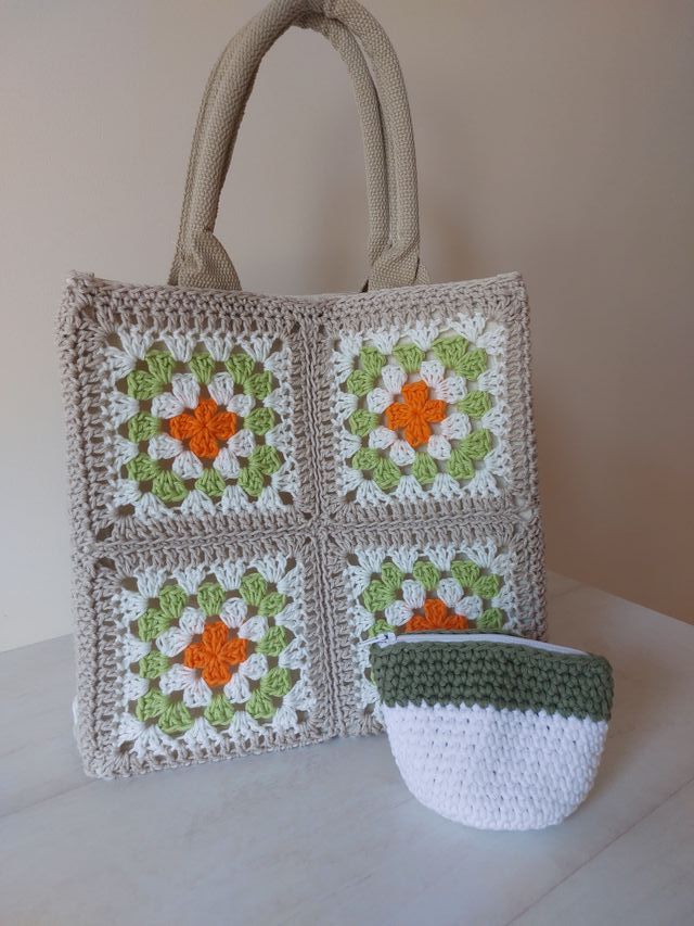 Bolso nuevo crochet granny