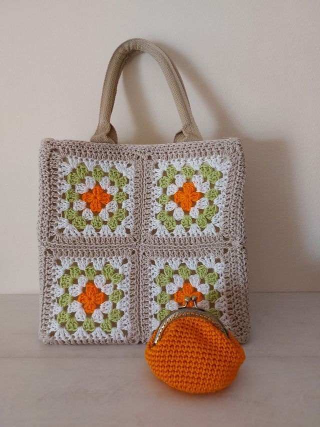 Bolso nuevo crochet granny