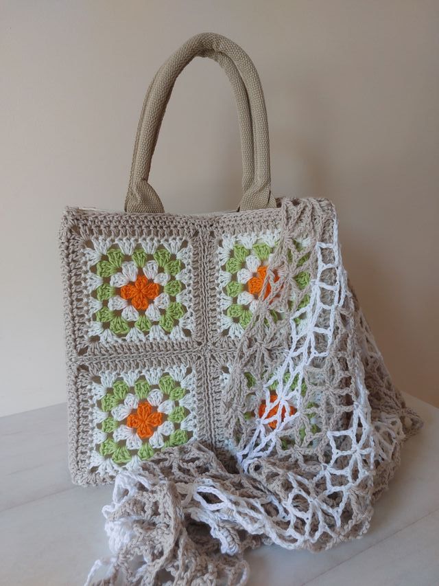 Bolso nuevo crochet granny